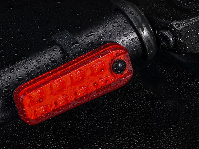 Bageste LED-lys til cykel med USB-opladning