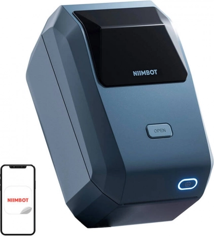 Bærbar etiketprinter NIIMBOT K3W – Blå