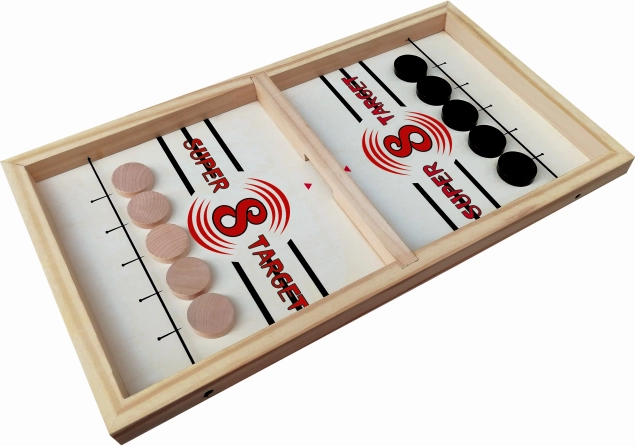 Træbordhockey 55,5x29,5 cm