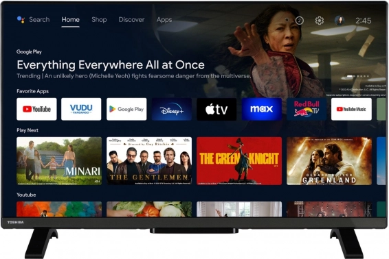 32" Toshiba TV med Android TV, HDR10 og Dolby Audio