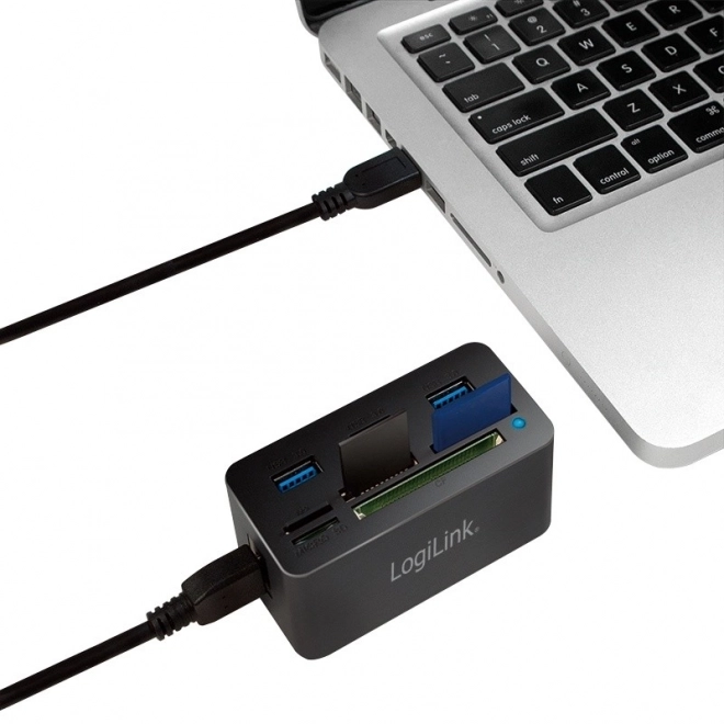 LogiLink USB hub og kortlæser