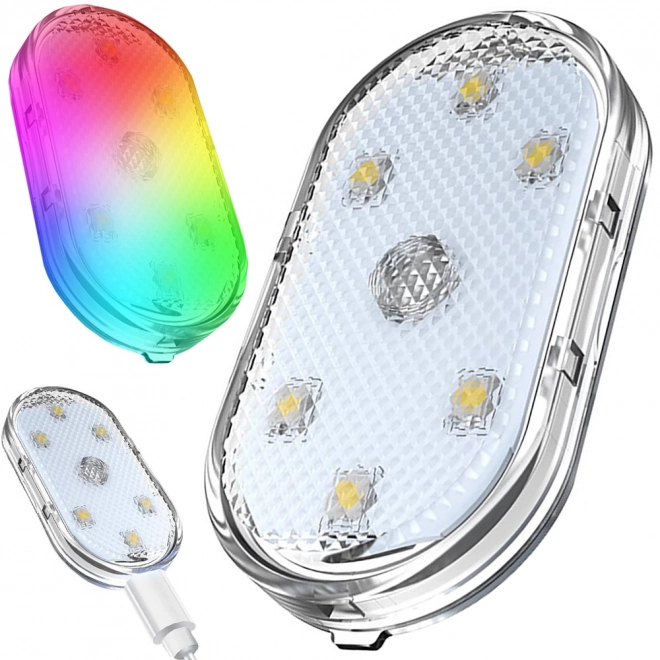 LED RGB bil interiørbelysning - trådløst tilbehør