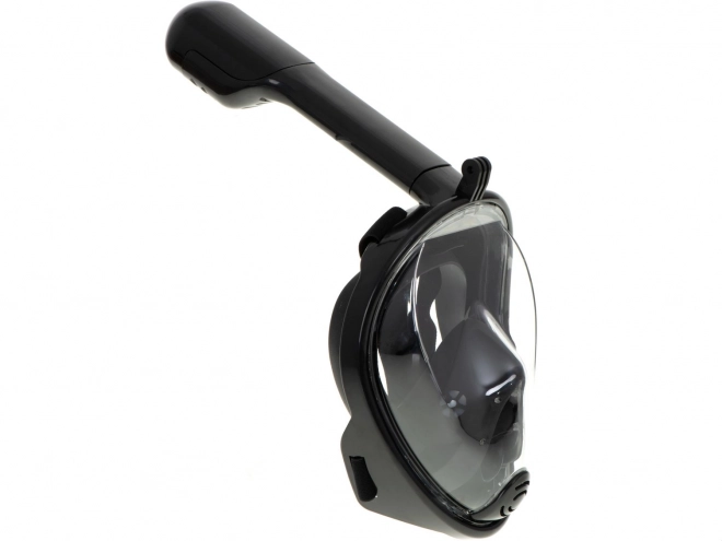 Foldbar fuldansigtsmaske med snorkel L/XL sort
