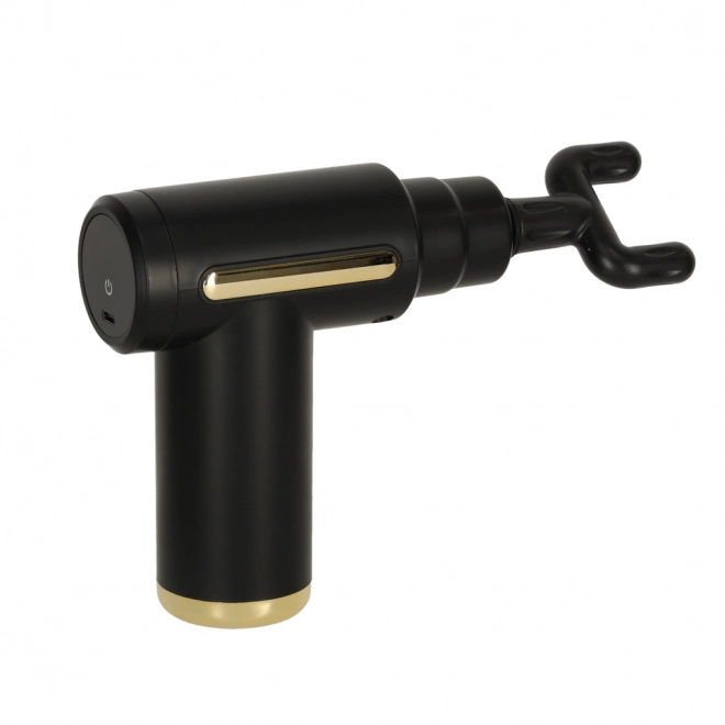 Massagepistol LED 4i1 sort