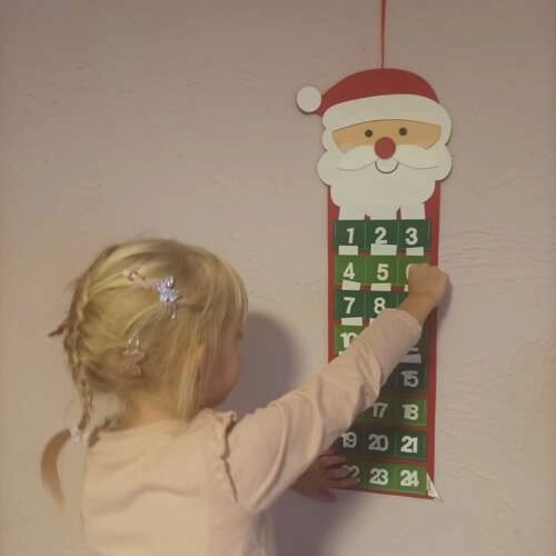 Hængende adventskalender Ruhhy 22252