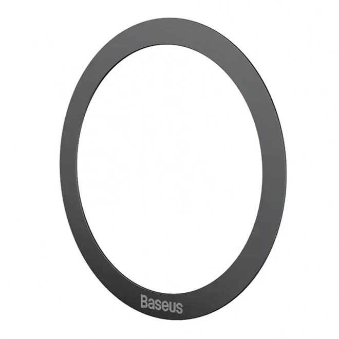 Baseus Halo Magnetisk ring til telefoner, MagSafe (sort)