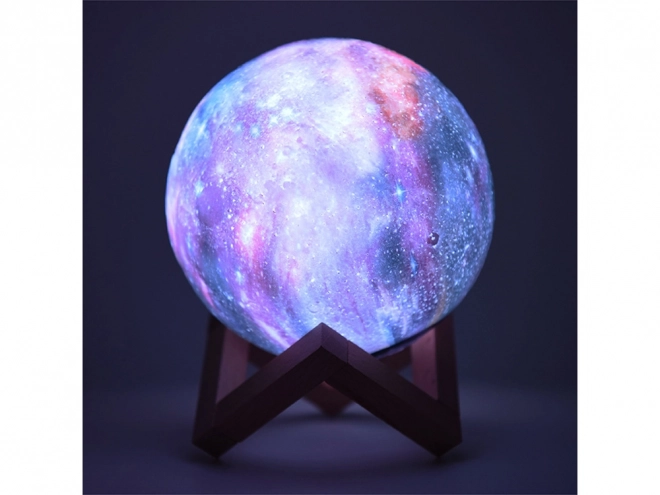 3D måne RGB-lampe med fjernbetjening