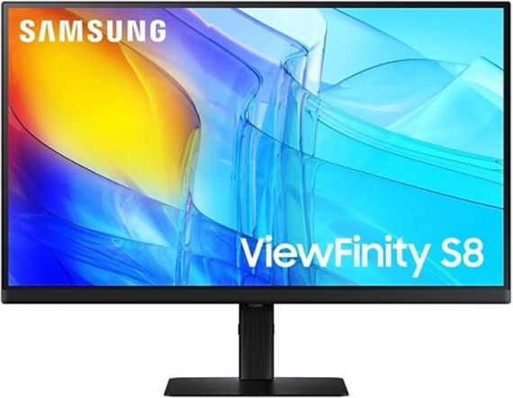 Samsung ViewFinity S80UD 27" 4K IPS-skærm med USB-C 90 W, LAN og KVM