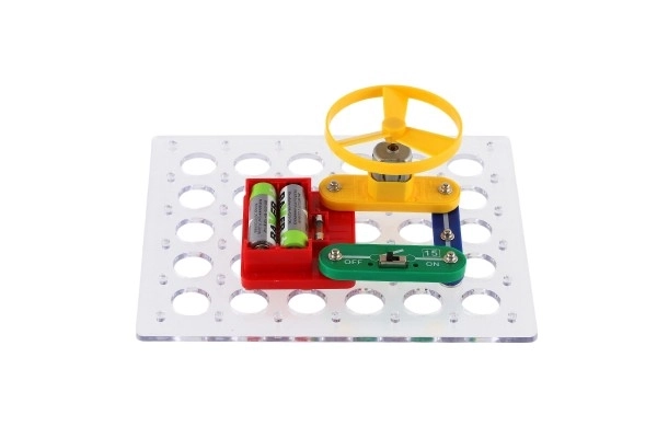 Elektronikmysterier 80 eksperimenter mini på batterier i kasse 24x18x4cm fra 6 år