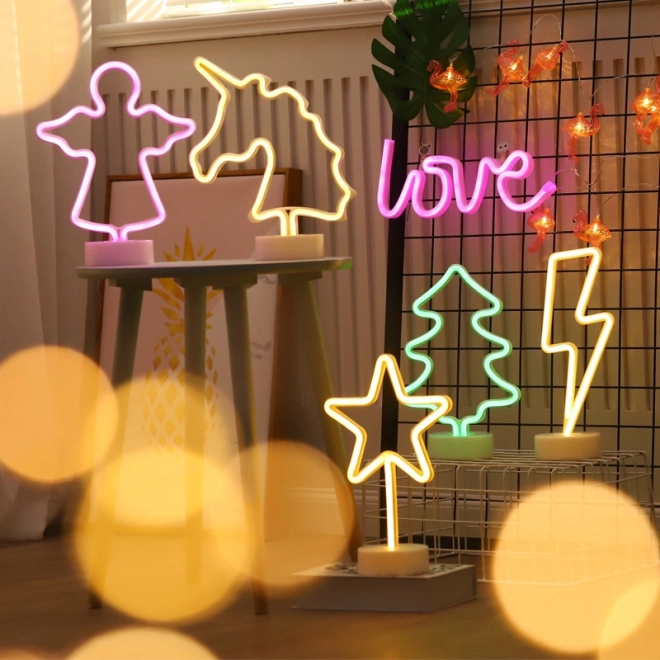 Dekorativt neonstjerne LED