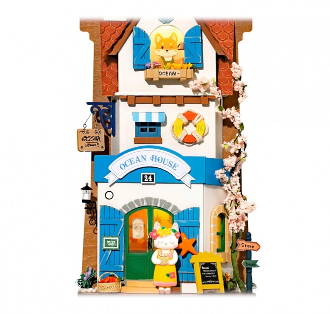 RoboTime vægmontering miniatyr hus Ø-villa