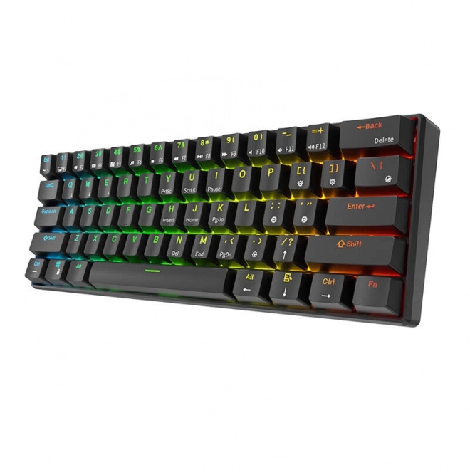 Mekanisk tastatur Royal Kludge RK61 RGB med røde kontakter