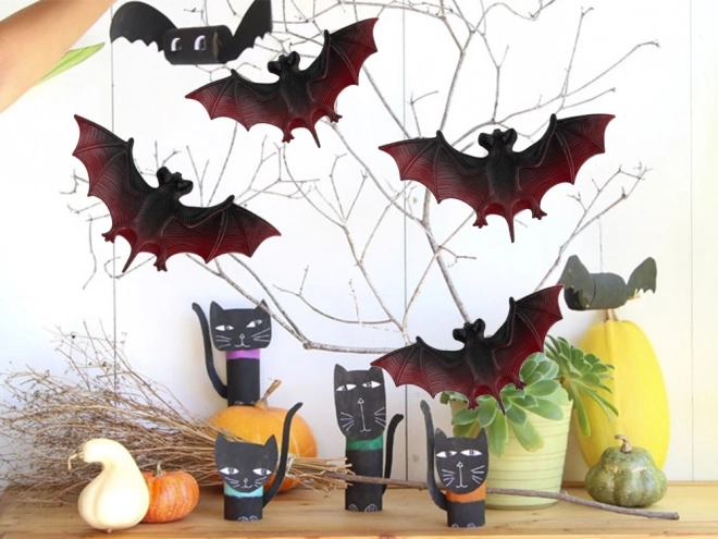Halloween dekoration flagermus sæt