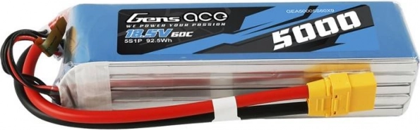 LiPo-batteri Gens Ace 5000mAh 18,5V 60C til RC-modeller