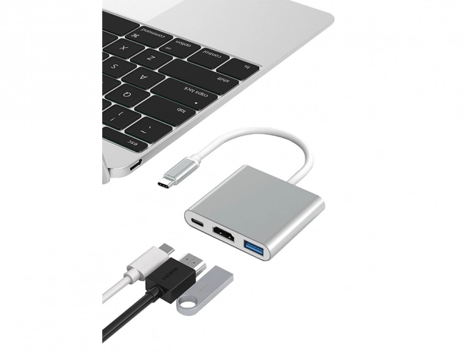 Adapter 3i1 USB-C HDMI 4K