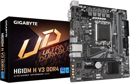 Gigabyte H610M H V3 DDR4 – microATX bundkort til Intel