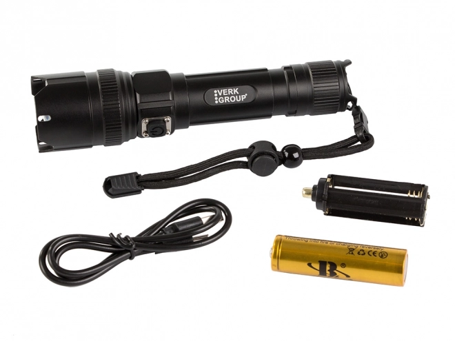 Militær taktisk lommelygte med LED Cree XHP99