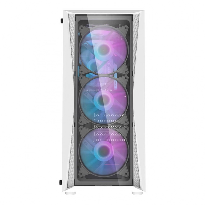 Computer kabinet Darkflash DK352 Plus med 4 blæsere (sort/hvid)