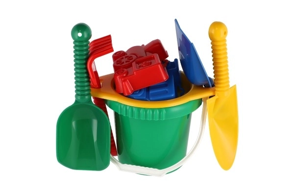 Plastsæt til sand i net til børn fra 12 måneder