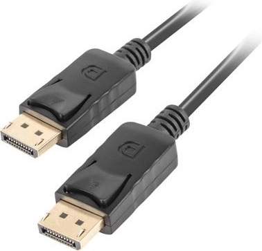 DisplayPort-kabel M/M 4K 3 m sort