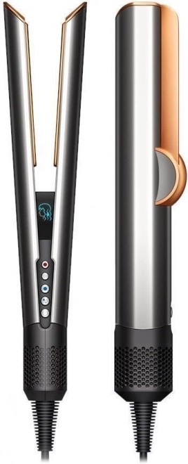 Aeroprostownica Dyson Airstrait i en elegant nikkel-Kobber finish