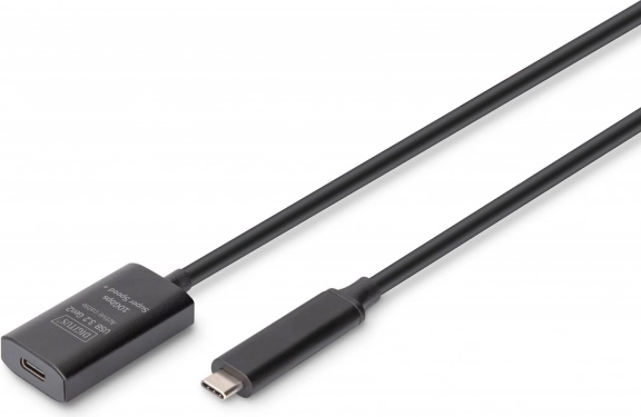 Aktivt USB-C til USB-C forlængerkabel, USB 3.2 Gen2, 10 Gbps, 5 m