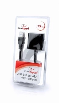 Adapter USB 3.0 -> VGA sort