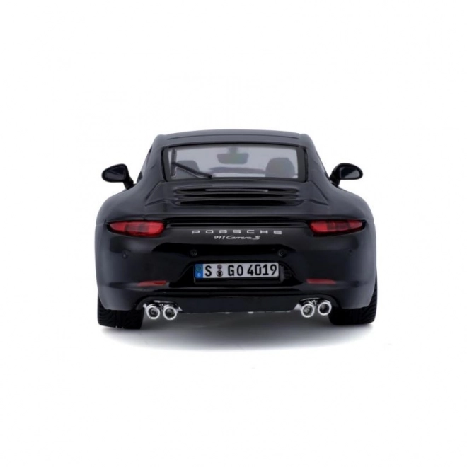 Bilmodel Porsche 911 Carrera S sort