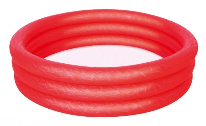 Børne-oppustelig pool rød 102x25cm BESTWAY + reparationsplaster