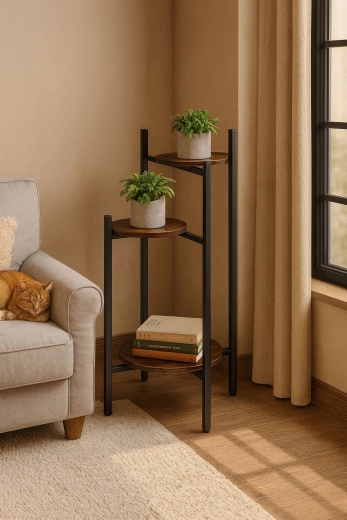 Vertikalt design, der sparer plads