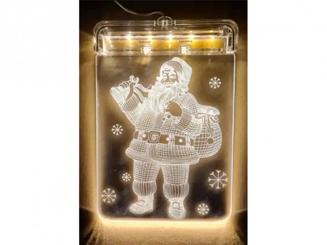 Jul 3D glas dekoration til vindue