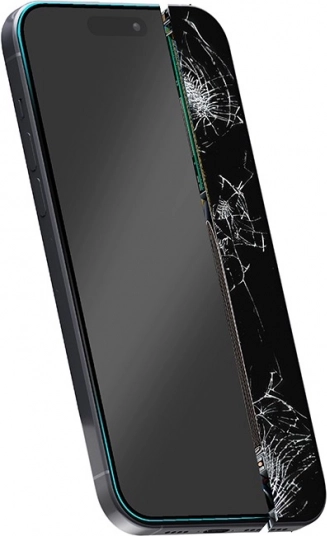 Sprængsikkert hybridglas CRONG nano glass til iPhone 16 / iPhone 15