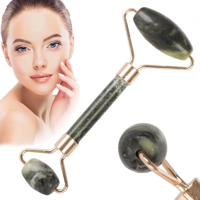 Jade massage rulle til ansigt og hals