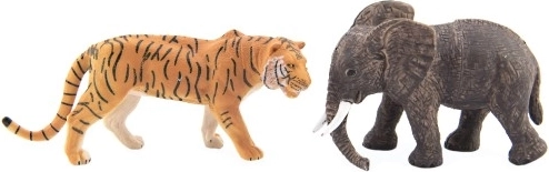 Tiger og elefant – ikoniske safari-arter