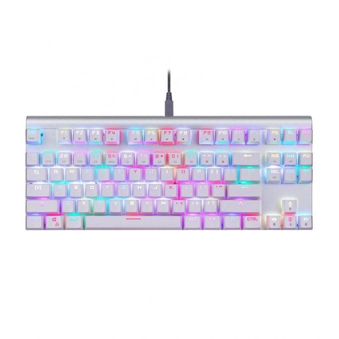 Mekanisk gaming tastatur Motospeed CK101 RGB (hvid)