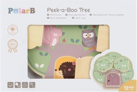 Trælegetøj Peek‑a‑Boo træ POLARB