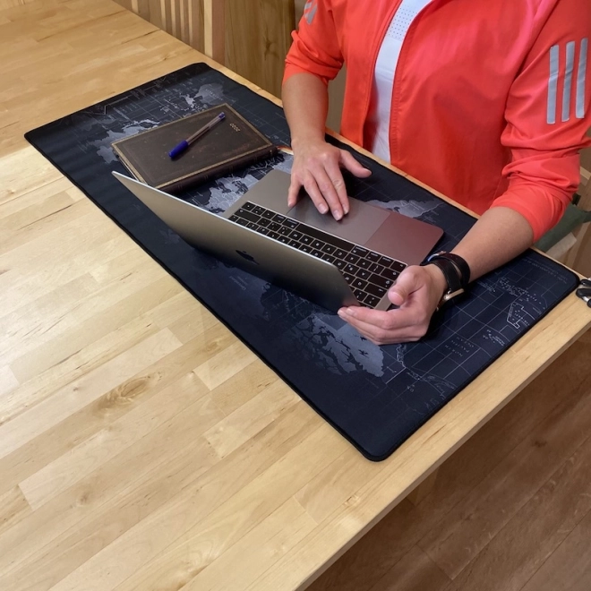 XXL musemåtte og tastaturpad grå