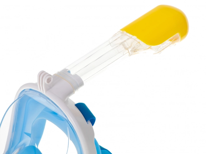 Foldbar helmaske med snorkel L/XL blå