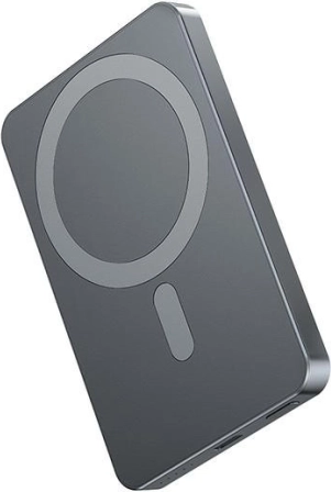Trådløs MagSafe Powerbank 5000mAh Grå