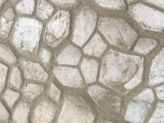 Form til betonbelægningssten kattehoved