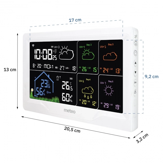 WiFi meteorologisk station med vejrudsigter