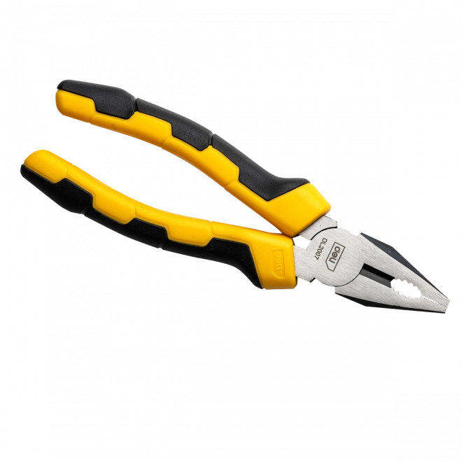 Kombinationstang 7" Deli Tools gul