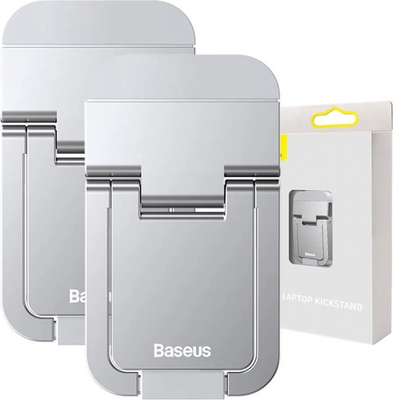 Baseus slankt notebookstativ – 2 stk., sølv