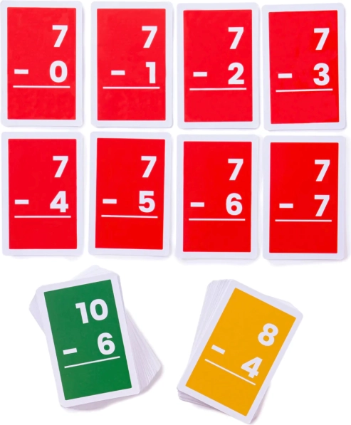 Bigjigs Toys Kort Subtraktion 1-10