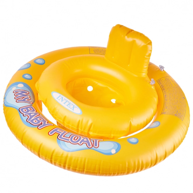 INTEX oppustelig ring med sæde til børn ponton 67cm 6-18 måneder