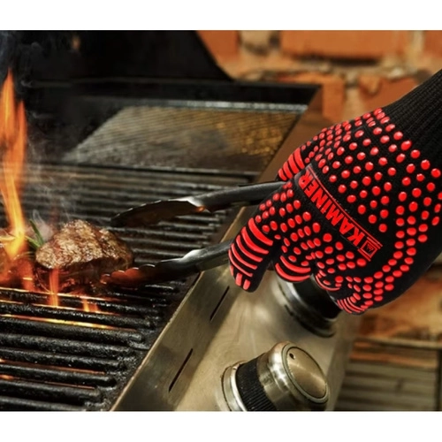 Varmebestandige grillhandsker