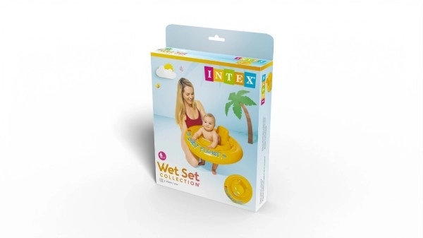 Baby oppustelig ring +- 70cm i kassen 6-12m