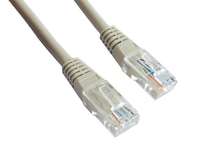 Patchkabel kategori 5e, 50m grå