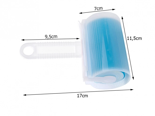 Ergonomisk gel rulle til fjernelse af pels