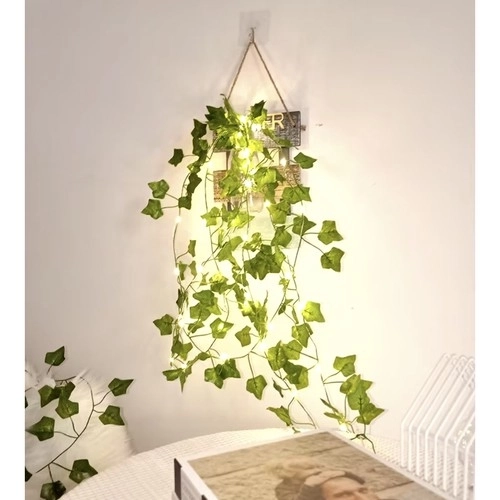 Kunstig efeu med LED-belysning